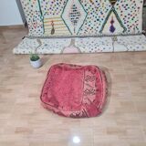 Pouf berbère bohemian fait main 60 X 60 X 25 CM