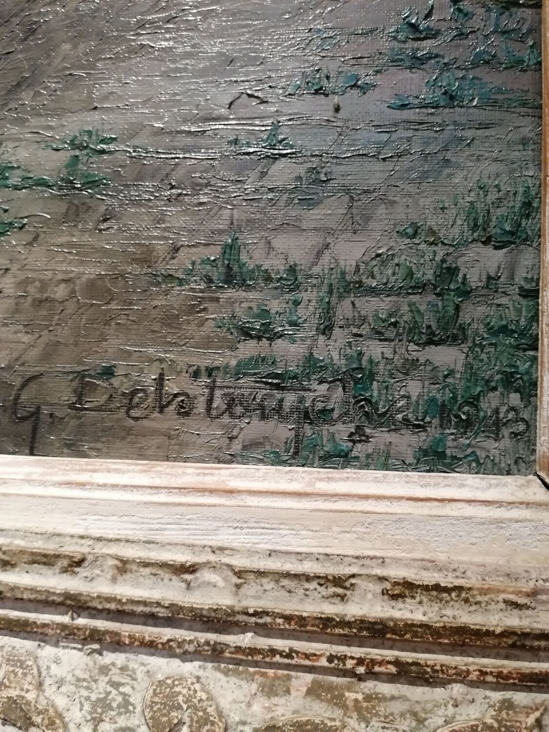 Painting rue de Paris by Germain Delatousche