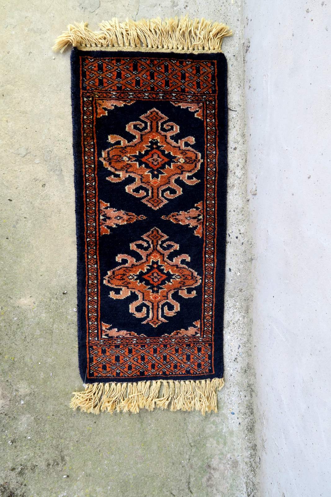 Lot of 4 small vintage Persian rugs