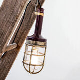 "Red wine" bakelite lamp