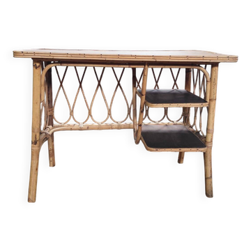 Bureau en rotin, 1950