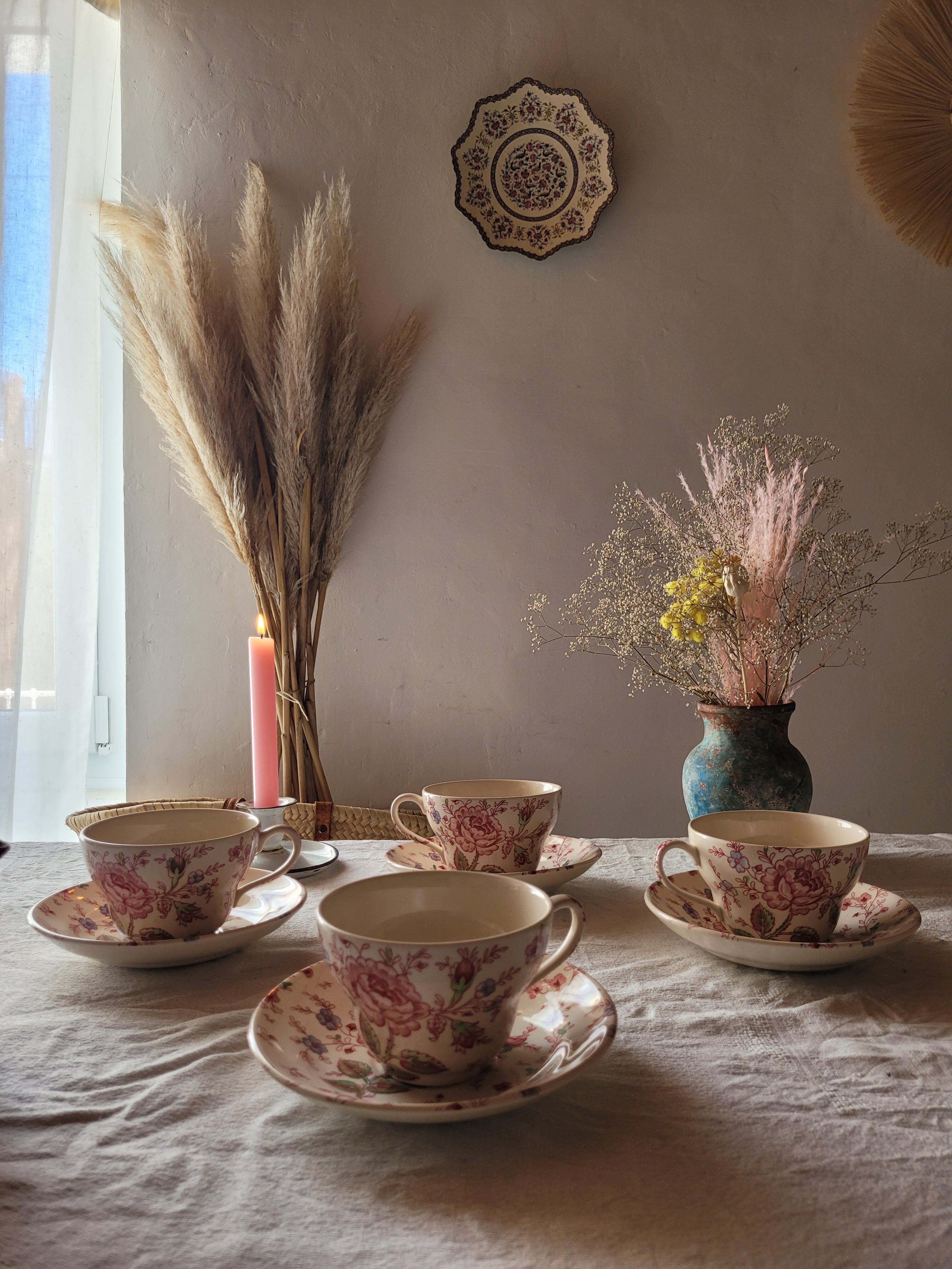 Ensemble Johnson brother rose chintz