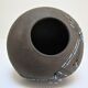 Anthropomorphic candle holder, scarified ceramic, stamped design