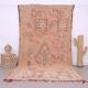 Pink Vintage Moroccan Rug 180 x 344 cm - Berber Wool Rug - Handmade Rug