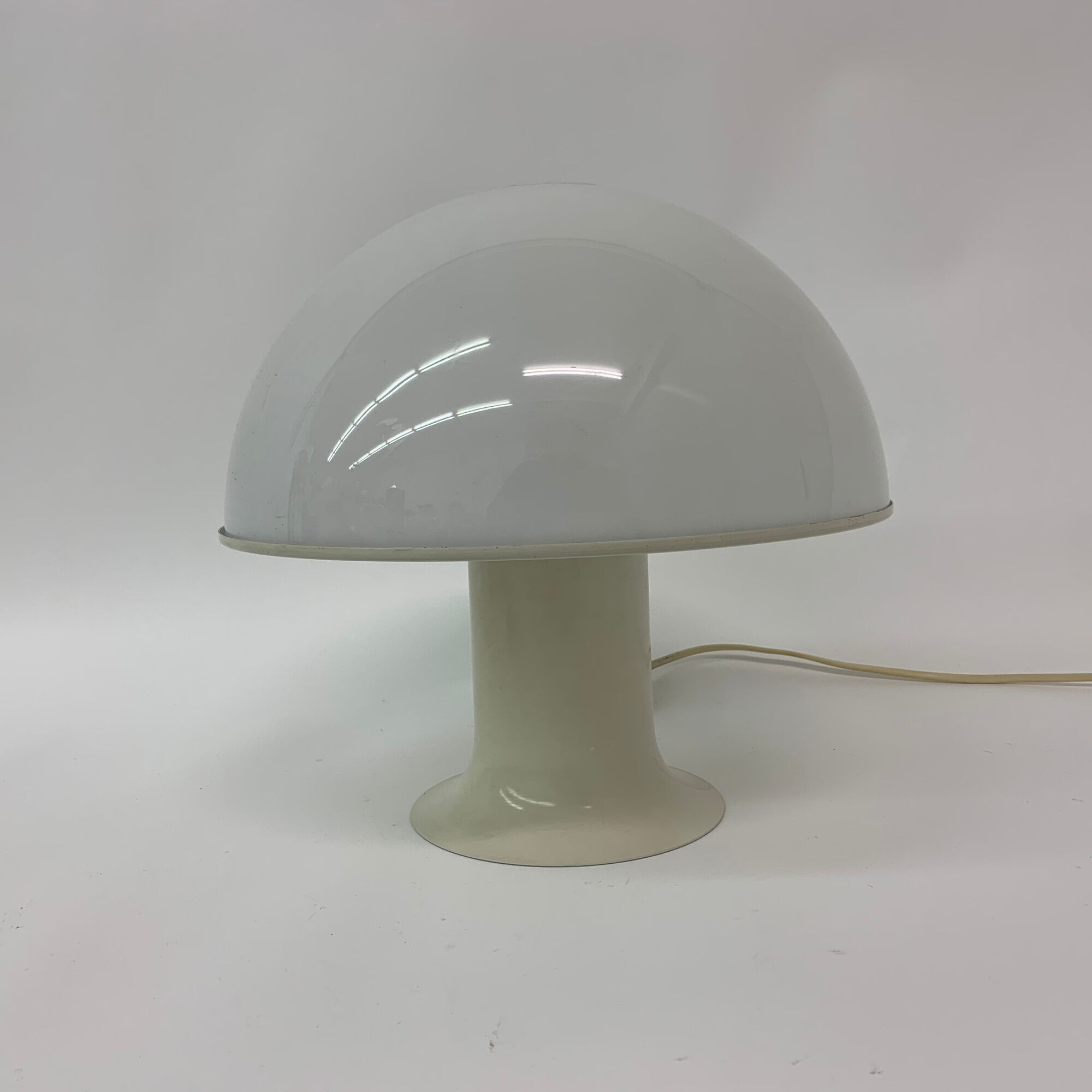 Mid-century design mushroom table lamp Dijkstra holland , 1970's