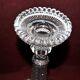 Old candlestick in molded glass of Portieux