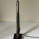 Vintage 60s metal brutalist lamp