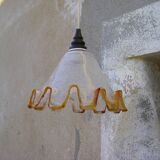 Glass pendant light
