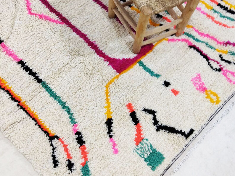 245x152cm moroccan berbere carpet