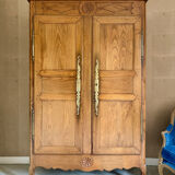 Armoire de mariage en chêne, XIXème