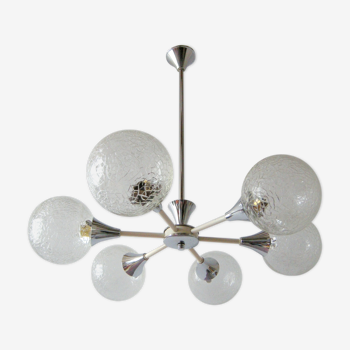 Vintage chandelier 1970 sputnik space age