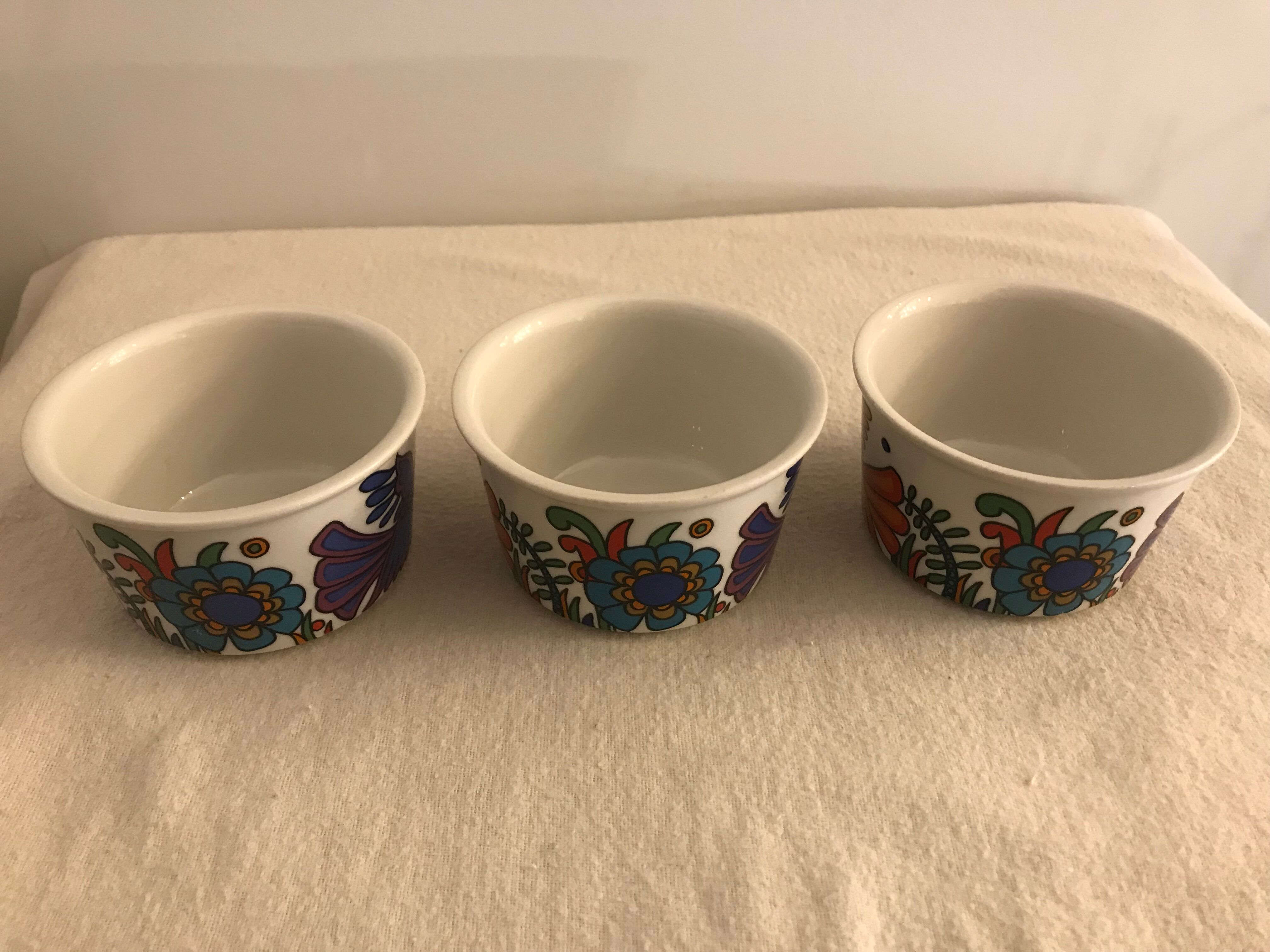 3 ramekins Acapulco Villeroy and Boch