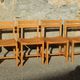 4 wooden chairs in Scandinavian style by André Sornay - dlg de Regain / Perriand