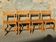 4 wooden chairs in Scandinavian style by André Sornay - dlg de Regain / Perriand