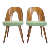 1960s Antonin Suman Set of Two Dining Chairs, Czechoslovakia