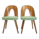 1960s Antonin Suman Set of Two Dining Chairs, Czechoslovakia