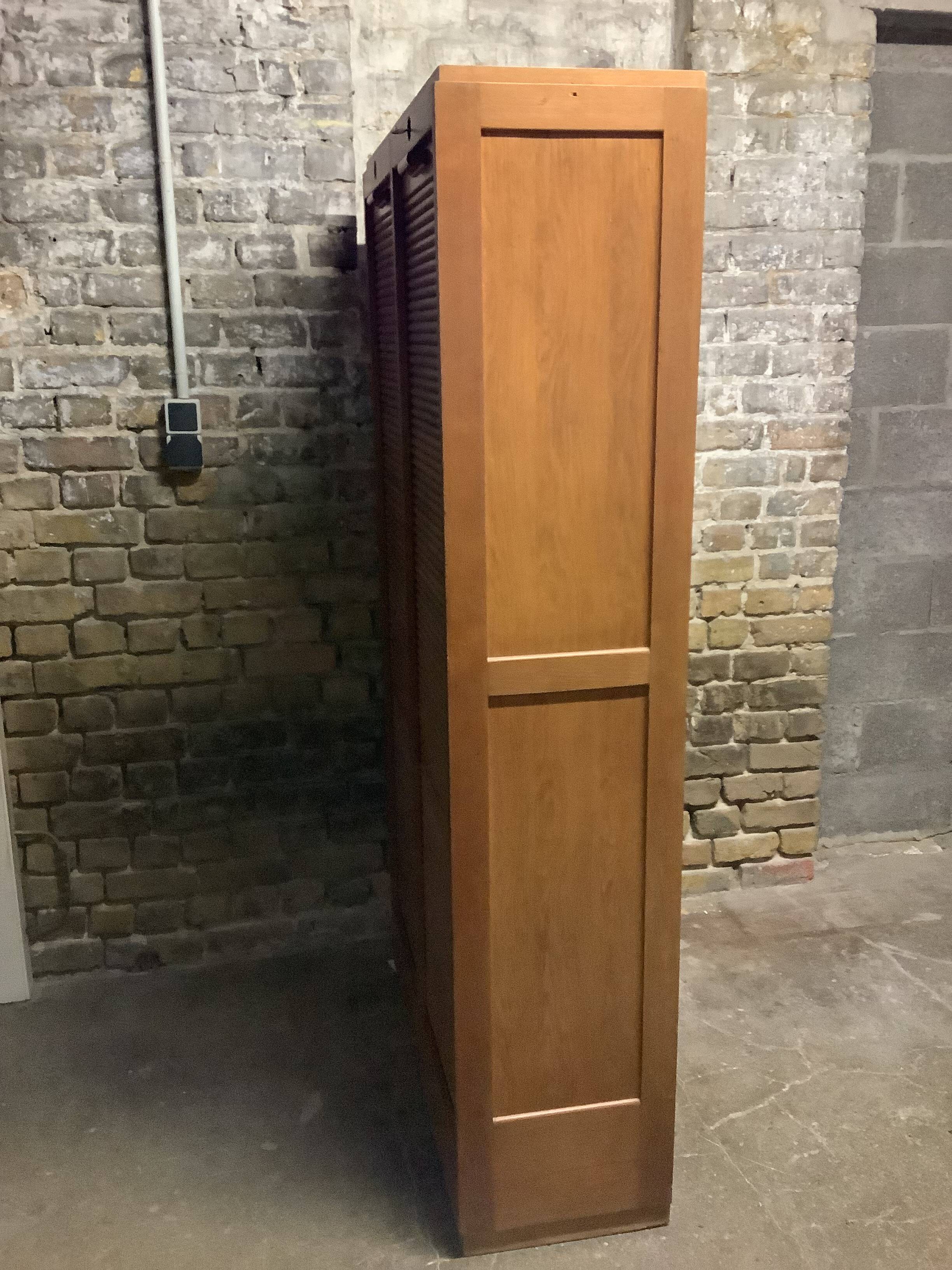 Double curtain louvered furniture