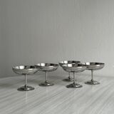 Set of Letang Remy style stainless steel footed cups