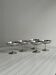 Set of Letang Remy style stainless steel footed cups