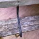Paire de bancs de ferme