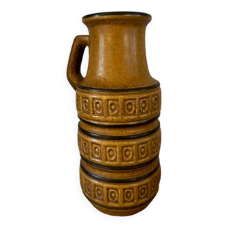 Vase céramique W germany ocre.
