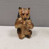 Beautiful ceramic bear by Arne Ingdam. Denmark, 1960s-70s.