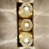Pair of large vintage architectural wall lights