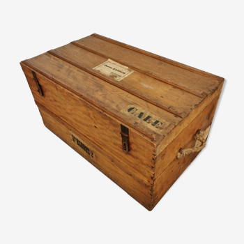 Doctor's wooden chest 1950