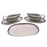 Tableware, complete 94-piece Limoges porcelain dinner service, 20th century