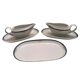 Tableware, complete 94-piece Limoges porcelain dinner service, 20th century