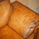 Three-seater sofa De Sede DS17 in restored leather.