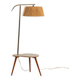 Brass shelf floor lamp from the 60s.