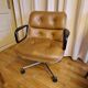 Charles Pollock leather office chair for Knoll