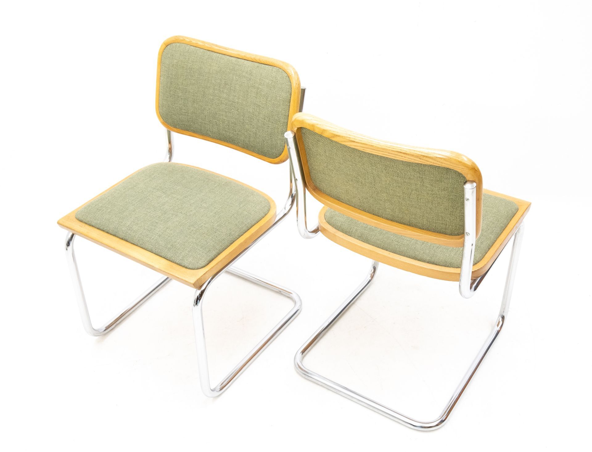 Marcel Breuer S32 cantilever chairs
