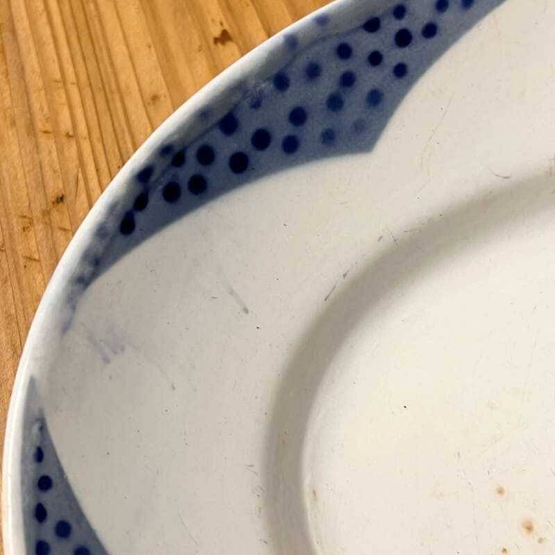 Oval platter barfleur digoin sarreguemines