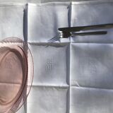 12 Square BB towels damask Art Deco style