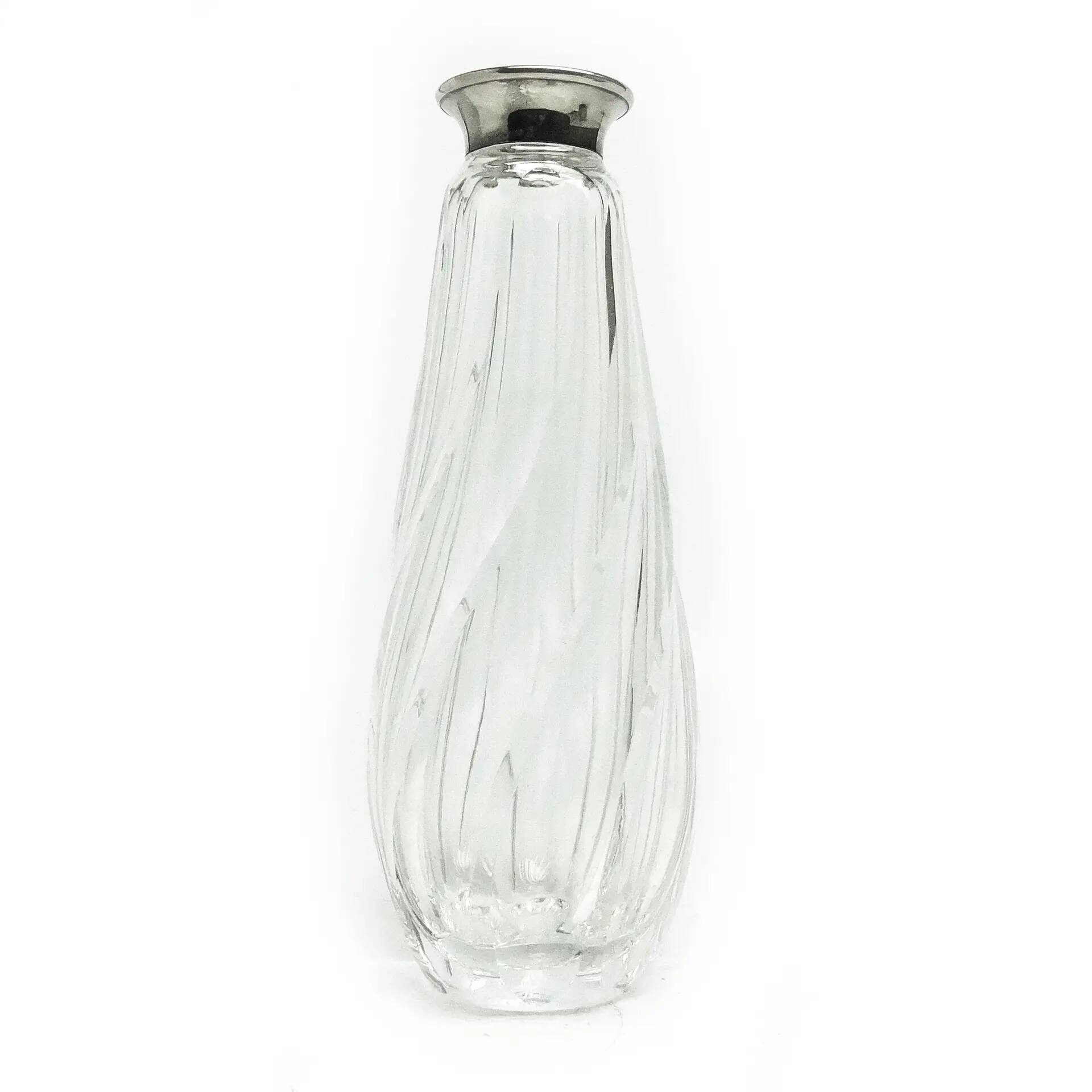 Vase Art Déco, cristal, Norvège, années 1950