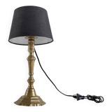 Lampe chic laiton massif vintage