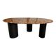 table basse marbre et pieds acier