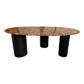 marble coffee table with steel legs