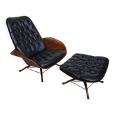 George Mulhauser Mr. Chair with Ottoman for Plycraft, United States, 1960s
