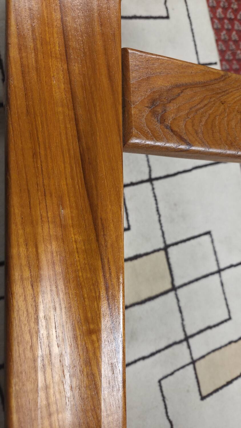 Danish canapé and its 1970s teak armchair