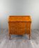 Louis XV style writing desk with a drop-leaf, made of veneer and marquetry, 19th century.