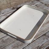 large rectangular tray with handles