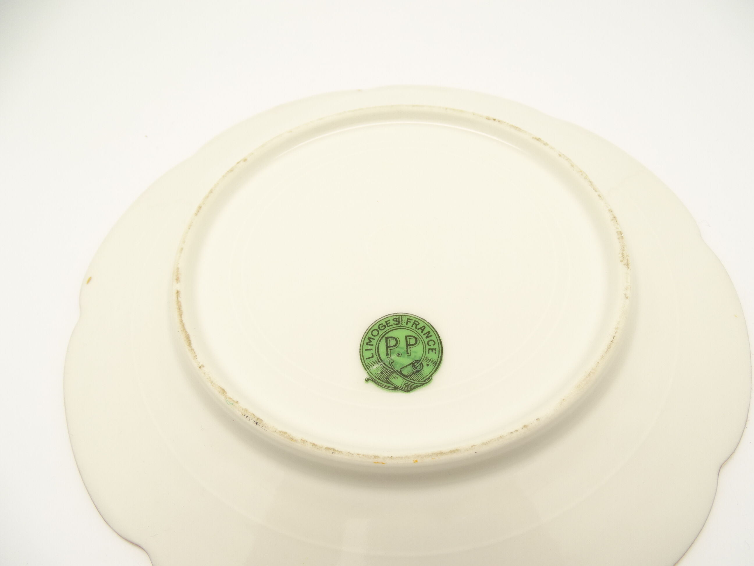 Large porcelain plate from Limoges