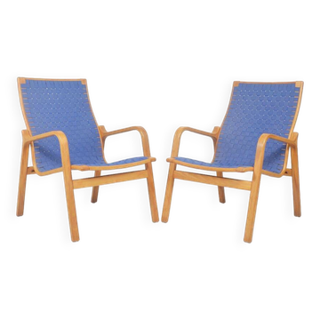 Set of Danish seats designed by Finn Østergaard for Kvist Møbler, 1970s