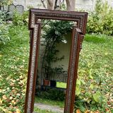 Miroir en bois et laiton style Napoléon