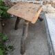 Handmade tripod stool wabi-sabi country decoration slow wood log