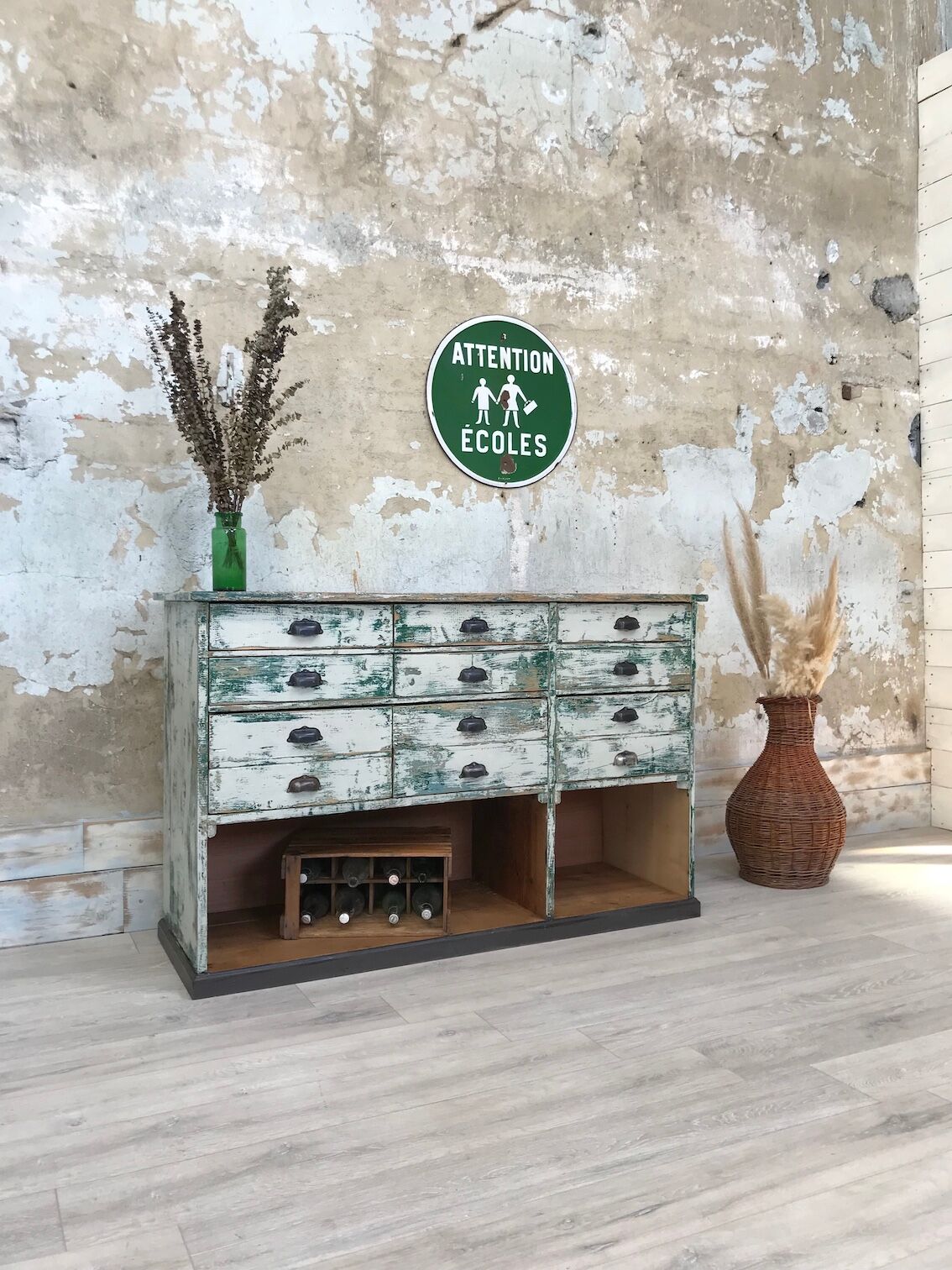 Vintage drawer craft furniture