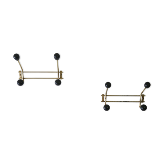 Pair of 60s coat holders